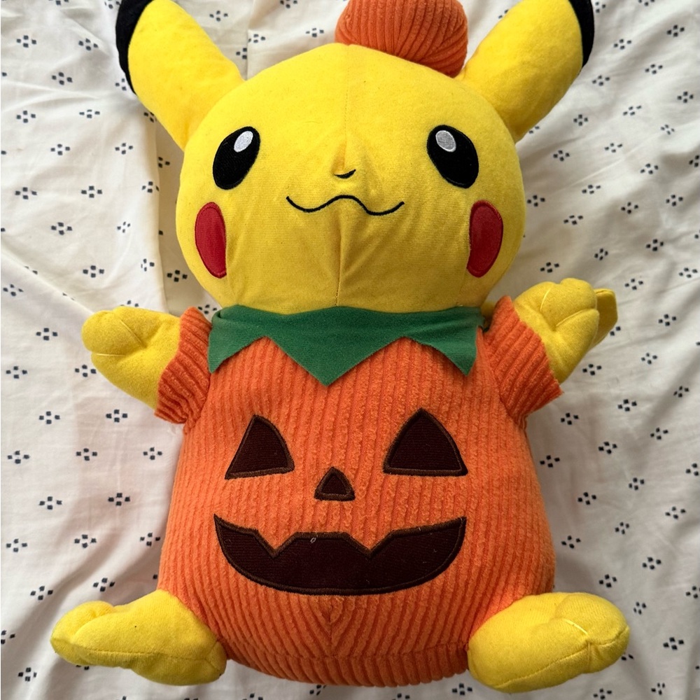 2022 Pumpkin 15” Pikachu Plush